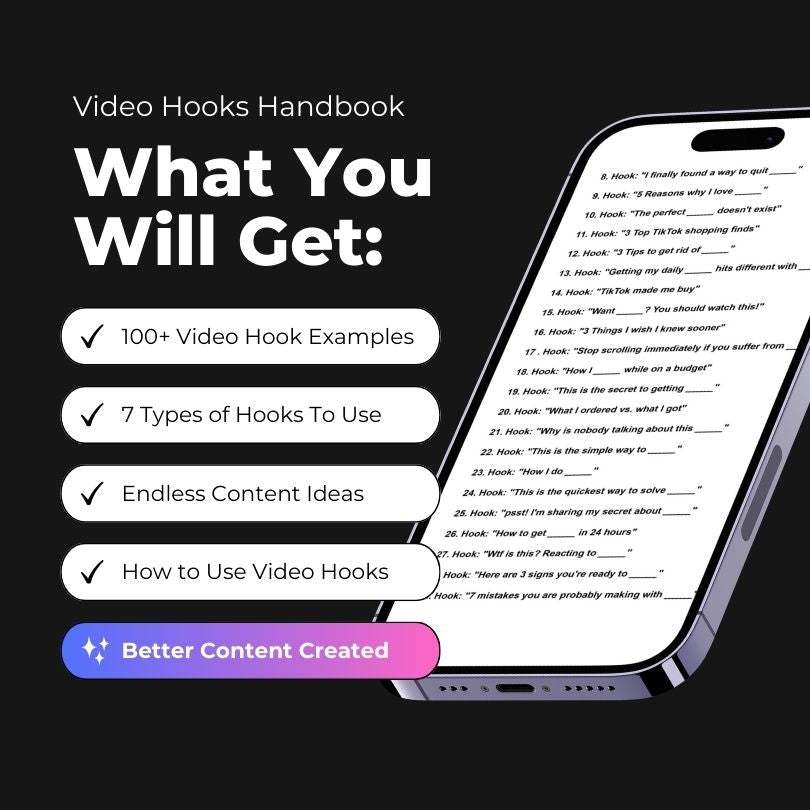 Video Hook Handbook